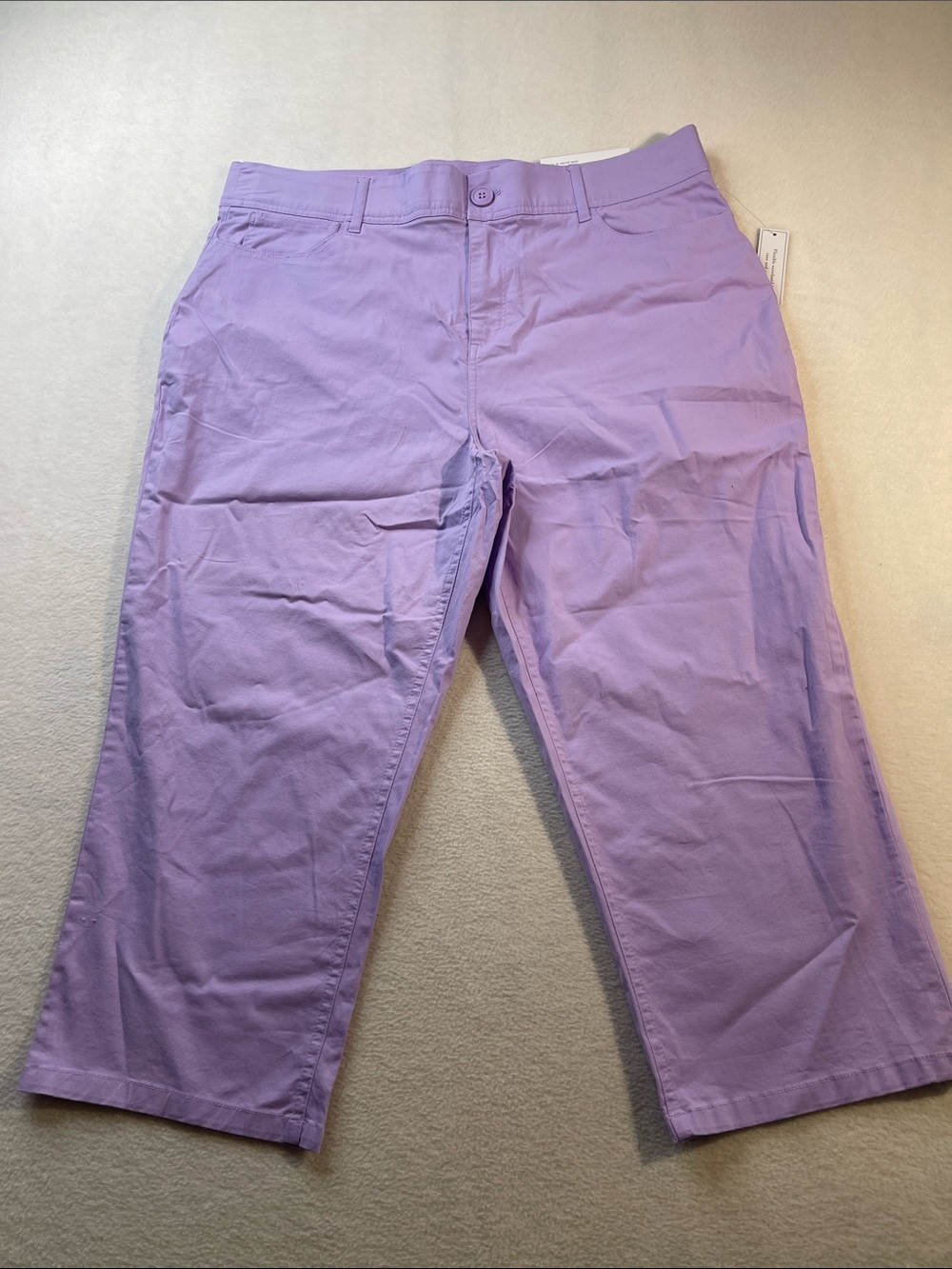 Christopher & Banks Lavender WOMENS Chinos CAPRIS SIZE 12